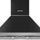 Smeg - 30" Portofino Wall Mount Vent Hood - Matte Black/Anthracite - KPF30UAN (Special Order)