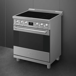 Smeg - 30" Stainless Steel Professional Induction Range - SPR30UIMX (Special Order)