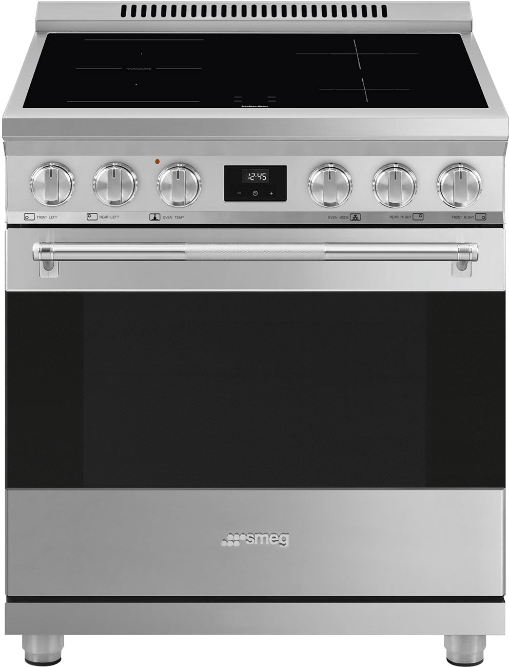 Smeg - 30" Stainless Steel Professional Induction Range - SPR30UIMX (Special Order)