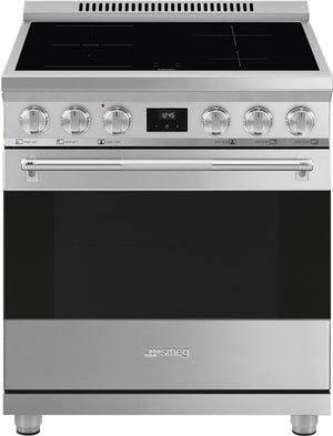 Smeg - 30" Stainless Steel Professional Induction Range - SPR30UIMX (Special Order)