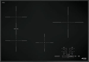 Smeg - 31" Drop-In 4-Burner Induction Cooktop - Black - SIMU530B (Special Order)