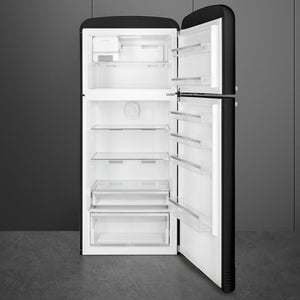 Smeg - 31" FAB50 Retro Refrigerator With Bottom Freezer, Right Hinge Preliminary Black - FAB50URBL3 (Special Order)