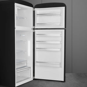 Smeg - 31" FAB50 Retro Refrigerator With Bottom Freezer, Right Hinge Preliminary Black - FAB50URBL3 (Special Order)