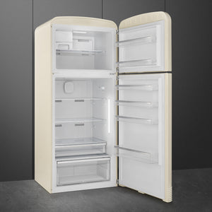 Smeg - 31" FAB50 Retro Refrigerator With Bottom Freezer, Right Hinge Preliminary Cream - FAB50URCR3 (Special Order)