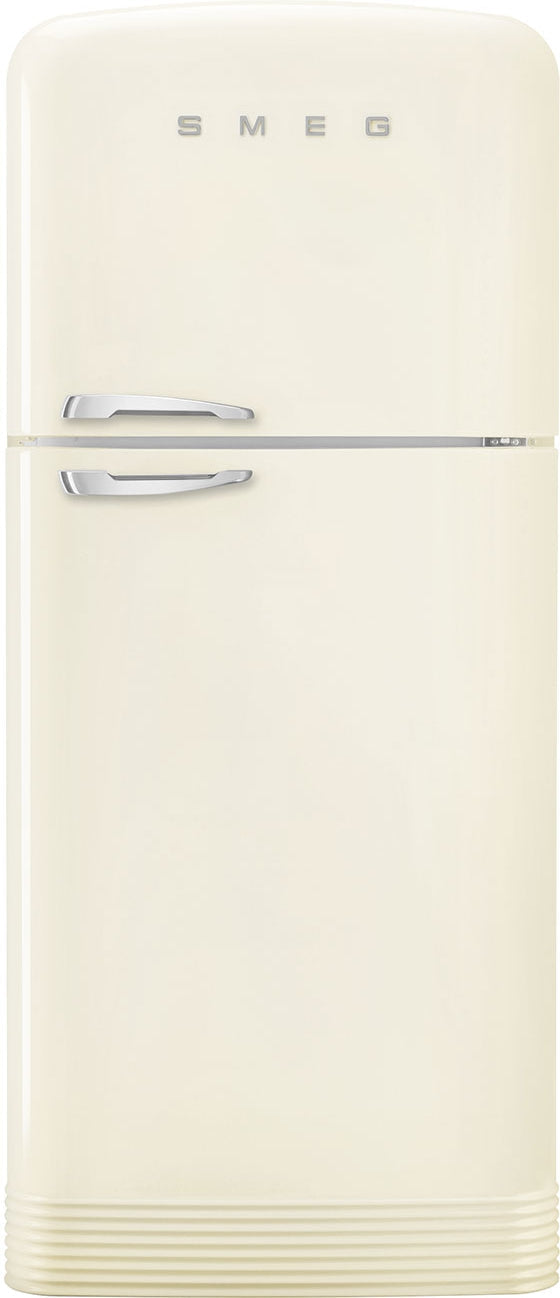 Smeg - 31" FAB50 Retro Refrigerator With Bottom Freezer, Right Hinge Preliminary Cream - FAB50URCR3 (Special Order)