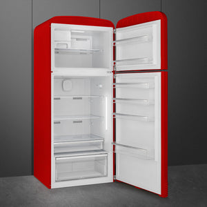 Smeg - 31" FAB50 Retro Refrigerator With Bottom Freezer, Right Hinge Preliminary Red - FAB50URRD3 (Special Order)