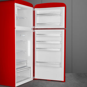 Smeg - 31" FAB50 Retro Refrigerator With Bottom Freezer, Right Hinge Preliminary Red - FAB50URRD3 (Special Order)