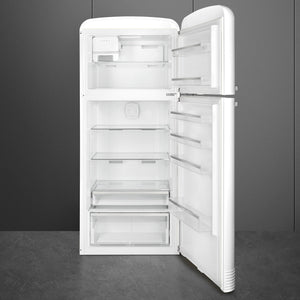 Smeg - 31" FAB50 Retro Refrigerator With Bottom Freezer, Right Hinge Preliminary White - FAB50URWH3 (Special Order)