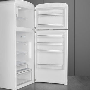 Smeg - 31" FAB50 Retro Refrigerator With Bottom Freezer, Right Hinge Preliminary White - FAB50URWH3 (Special Order)