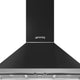 Smeg - 36" Portofino Wall Mount Vent Hood - Matte Black/Anthracite - KPF36UAN (Special Order)