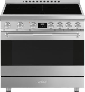 Smeg - 36" Stainless Steel Professional Induction Range - SPR36UIMX (Special Order)