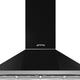 Smeg - 48" Portofino Wall Mount Vent Hood - Black - KPF48UBL (Special Order)