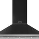 Smeg - 48" Portofino Wall Mount Vent Hood - Matte Black/Anthracite - KPF48UAN (Special Order)