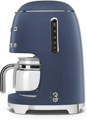 Smeg - 50's Retro Style 10 Cup Navy Blue Coffee Maker - DCF02NBUS