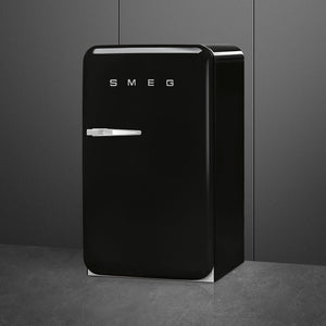 Smeg - 50's Retro Style Black Compact Refrigerator - FAB10URBL3 (Special Order)