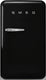 Smeg - 50's Retro Style Black Compact Refrigerator - FAB10URBL3 (Special Order)