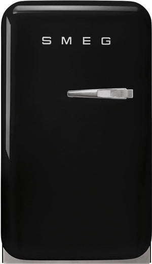 Smeg - 50's Retro Style Black Compact Refrigerator - FAB5ULBL3 (Special Order)