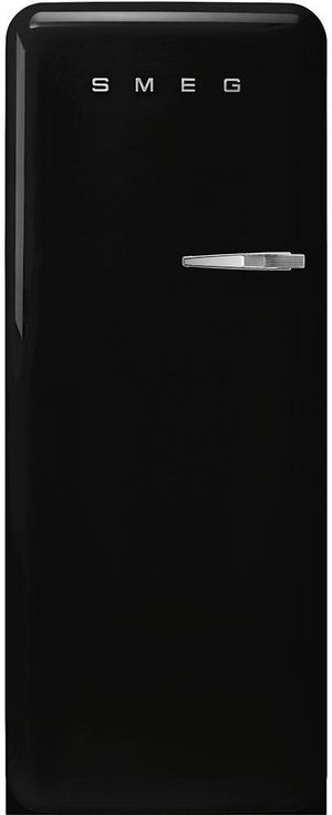 Smeg - 50's Retro Style Black Left Hinge Refrigerator/Freezer - FAB28ULBL3 (Special Order)