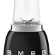 Smeg - 50's Retro Style Black Personal Blender - PBF01BLUS