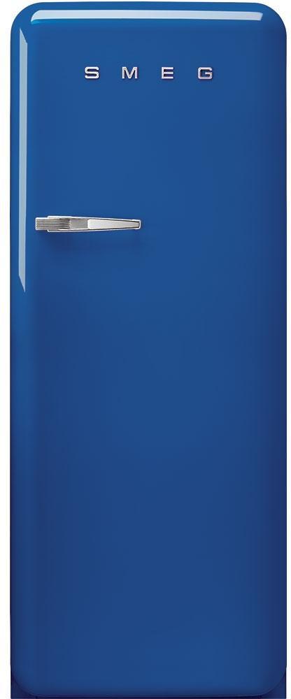 Smeg - 50's Retro Style Blue Right Hinge Refrigerator/Freezer - FAB28URBE3 (Special Order)