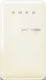 Smeg - 50's Retro Style Cream Compact Refrigerator - FAB10ULCR3 (Special Order)