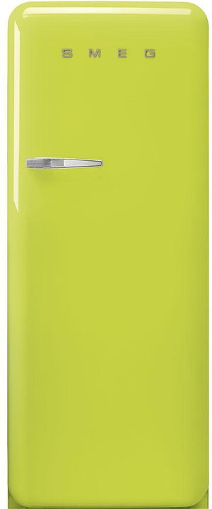 Smeg - 50's Retro Style Lime Green Right Hinge Refrigerator - FAB28URLI3 (Special Order)