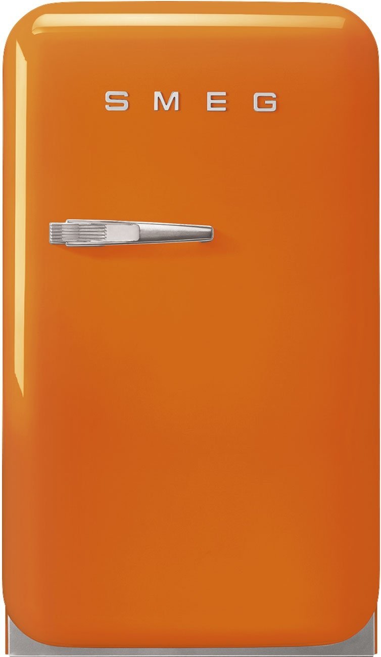 Smeg - 50's Retro Style Orange Compact Refrigerator - FAB5UROR3 (Special Order)