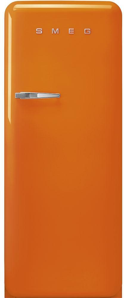 Smeg - 50's Retro Style Orange Right Hinge Refrigerator - FAB28UROR3 (Special Order)