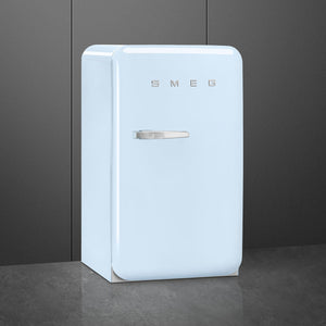 Smeg - 50's Retro Style Pastel Blue Compact Refrigerator - FAB10URPB3 (Special Order)