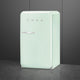 Smeg - 50's Retro Style Pastel Green Compact Refrigerator - FAB10URPG3 (Special Order)