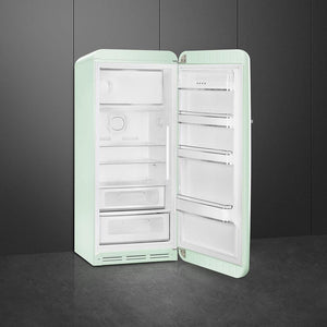 Smeg - 50's Retro Style Pastel Green Right Hinge Refrigerator - FAB28URPG3 (Special Order)