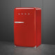 Smeg - 50's Retro Style Red Compact Refrigerator - FAB10URRD3 (Special Order)