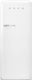 Smeg - 50's Retro Style White Right Hinge Refrigerator - FAB28URWH3
