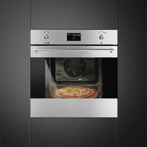 Smeg - Classic 24" Single Wall Oven - SFU6302TVX (Special Order)