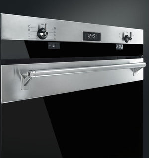 Smeg - Classic 30" Built-in Single Electric Multifunction Wall Oven - Stainless Steel - SOU330X1 (Special Order)