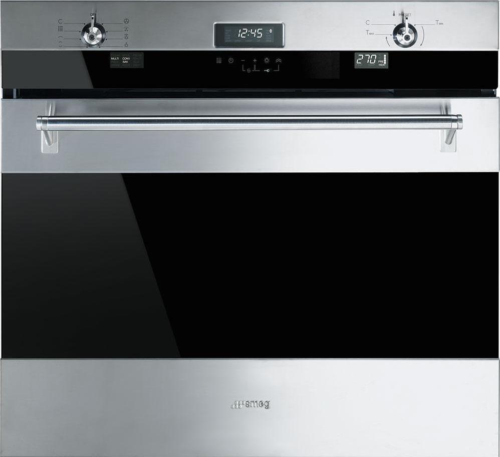 Smeg - Classic 30" Built-in Single Electric Multifunction Wall Oven - Stainless Steel - SOU330X1 (Special Order)