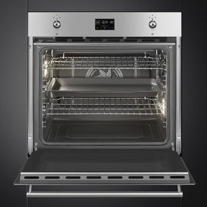 Smeg - Classic 30" Thermoseal Oven, Stainless Steel, Self Cleaning - SOPU3302TPX (Special Order)