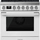 Smeg - Portofino 30" 4-Burner Gas Range White - CPF30UGGWH (Special Order)