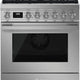 Smeg - Portofino 30" 4-Burner Stainless Steel Gas Range - CPF30UGGX (Special Order)