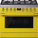 Smeg - Portofino 36" Yellow 5-Burner Gas Range - CPF36UGGYW (Special Order)