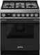 Smeg - Portofino Black/Anthracite 30