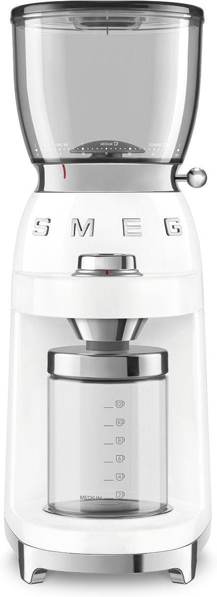 Smeg - Retro 50's Style Coffee Grinder White - CGF11WHUS