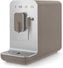 Smeg - Retro Style Espresso Coffee Machine with Frother Taupe - BCC02TPMUS (Special Order)