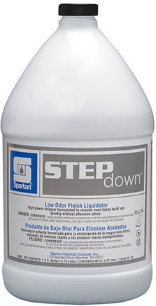 Spartan - 1 Gallon Step Down Floor Finish Remover, 4Jug/Cs - 006504C