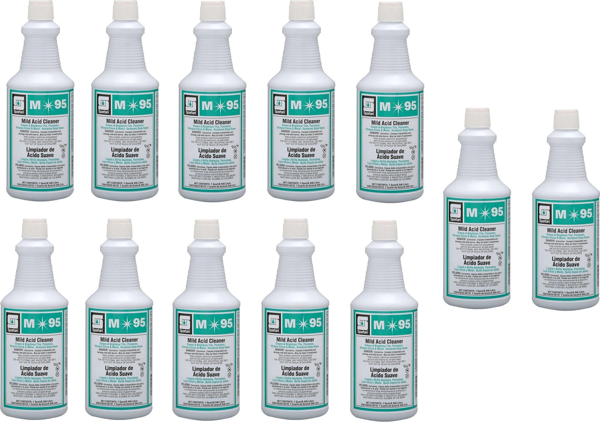 Spartan - 1 QT M95 Restroom Cleaner, Pack of 12 - 711503C