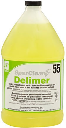 Spartan - SparClean #55, 1 Gallon Delimer, 4Jug/Cs - 765504C