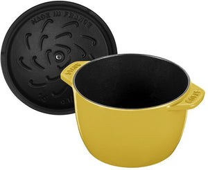 Staub - 1.8 QT Round Cast Iron Cocotte Citron 1.8L - 1029064