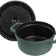 Staub - 2.32 QT Round Cast Iron Cocotte Eucalyptus 2.2L - 1025319