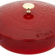 Staub - 2.5 QT Cast Iron Round Braiser With Dragon Lid Cherry 2.4L - 1028913