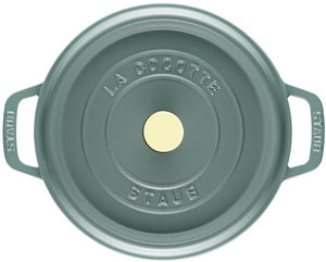 Staub - 4 QT Round Cocotte Eucalyptus 3.8L - 1025323